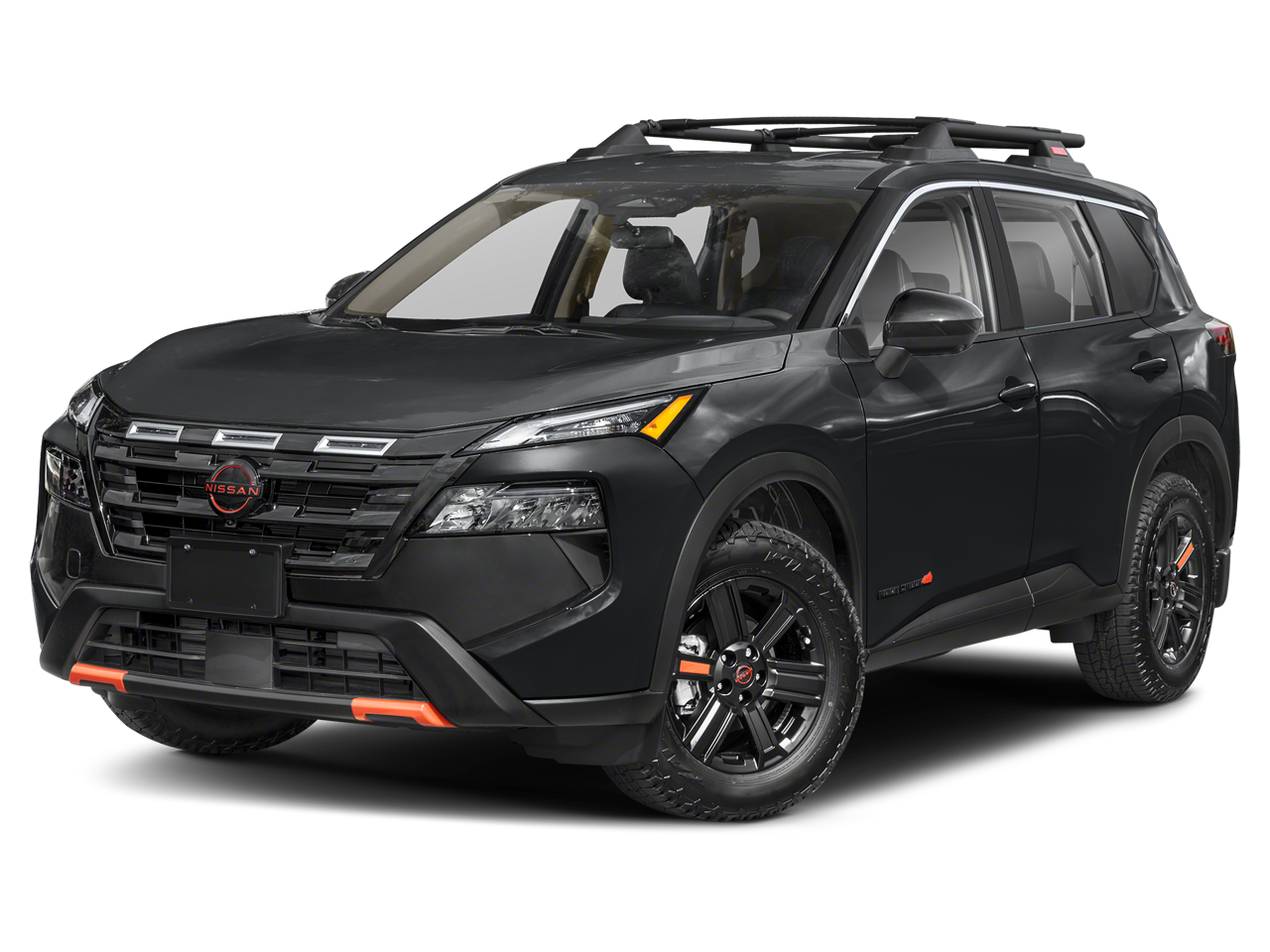 2026 Nissan Rogue Rock Creek in EVEREST WHITE P — front three-quarter view