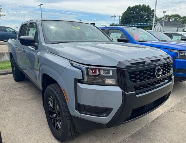 2026 Nissan Frontier SV in Boulder Gray Pearl — front three-quarter view
