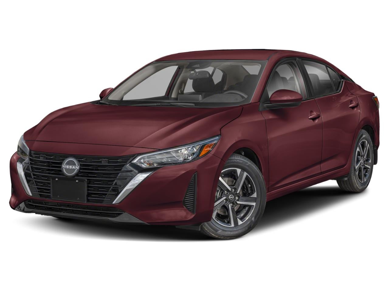 2025 Nissan Sentra SV in Rosewood Metallic — front three-quarter view