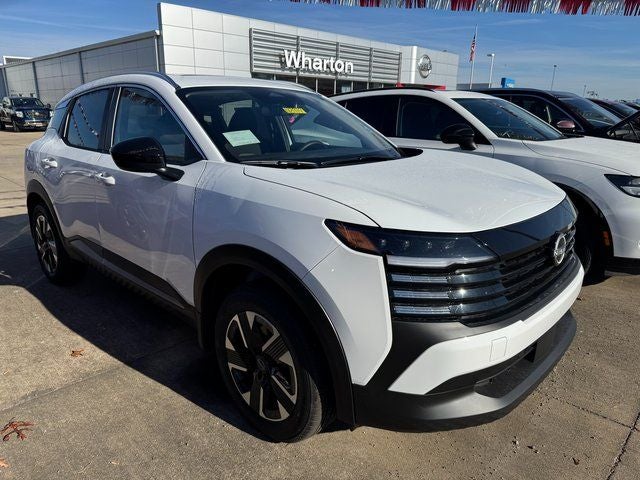 2026 Nissan Kicks SV in Fresh Powder — front three-quarter view