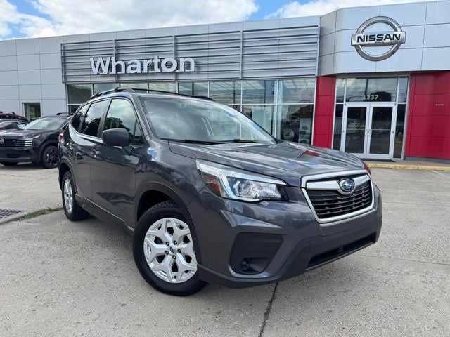2020 Subaru Forester Base in Magnetite Gray Metallic — front three-quarter view