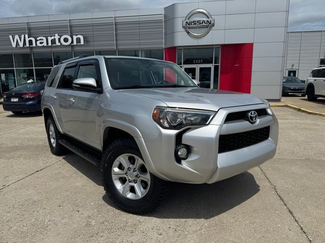 2019 Toyota 4Runner SR5 Premium in Classic Silver Metallic — front three-quarter view